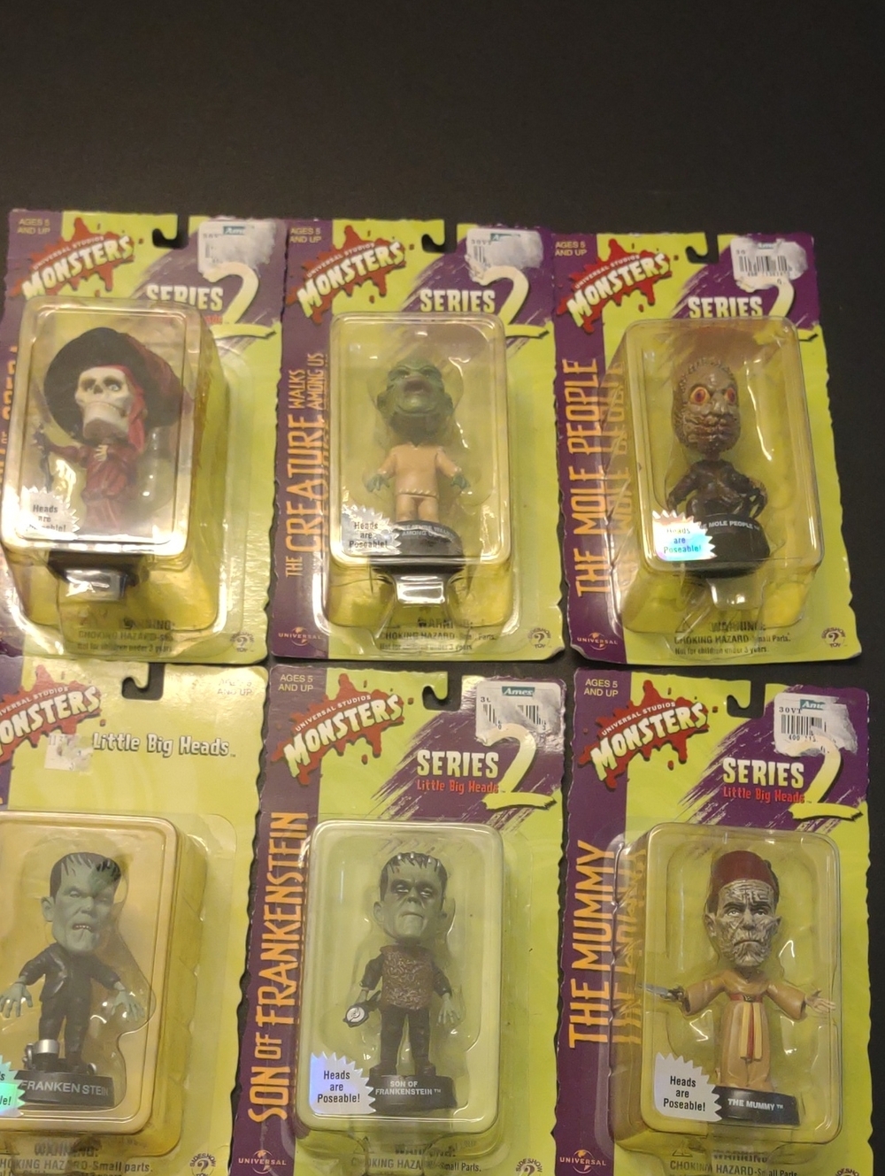Universal Monsters Little Big Heads Lot